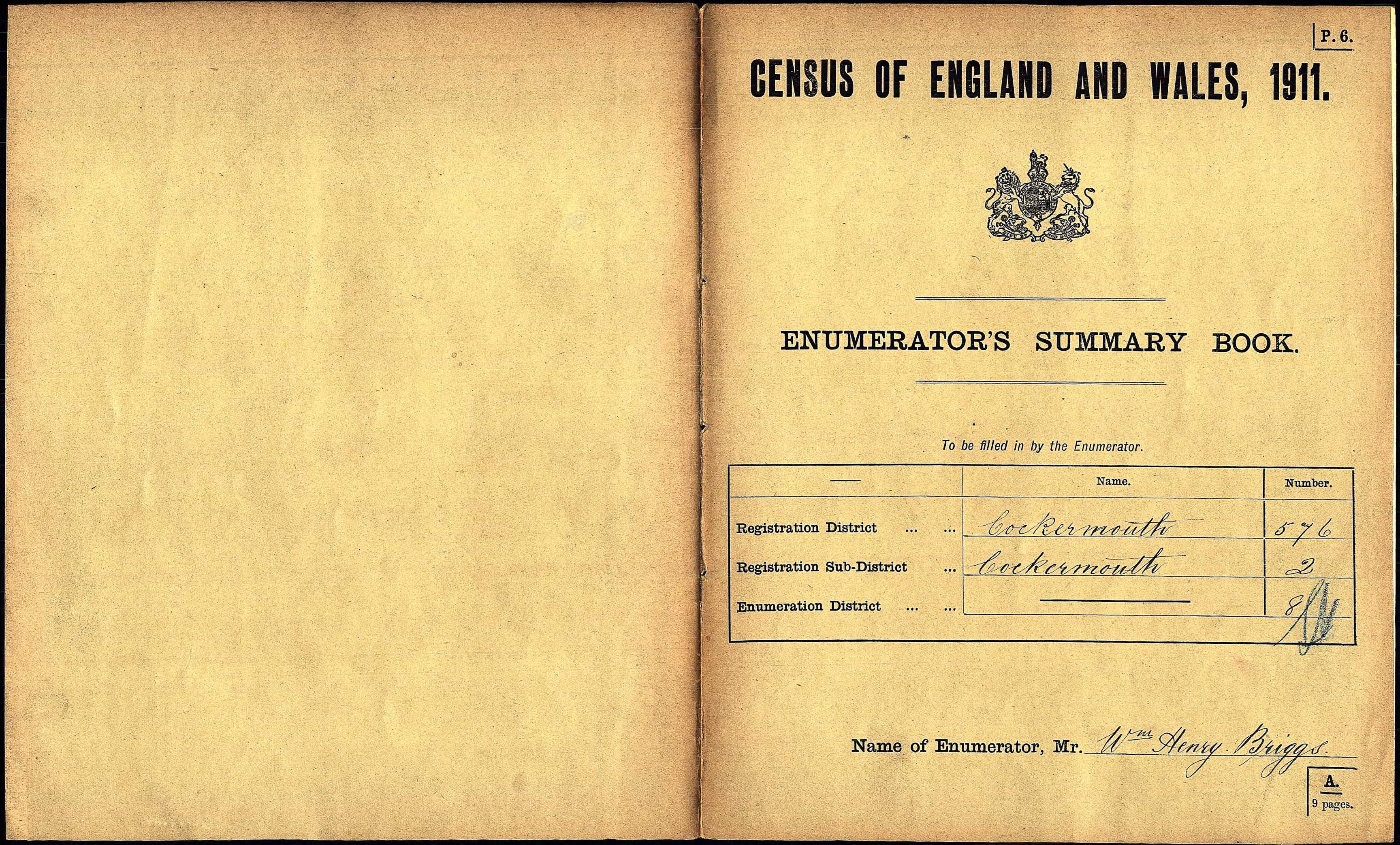 Bridekirk Census 1911